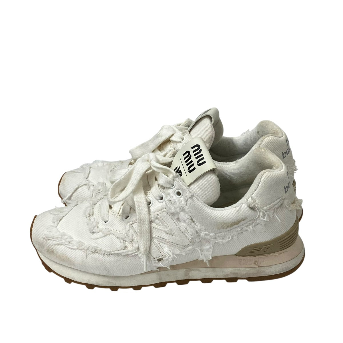 NEW BALANCE×MIU MIU スニーカー 古着・中古-2枚目のアイテム画像