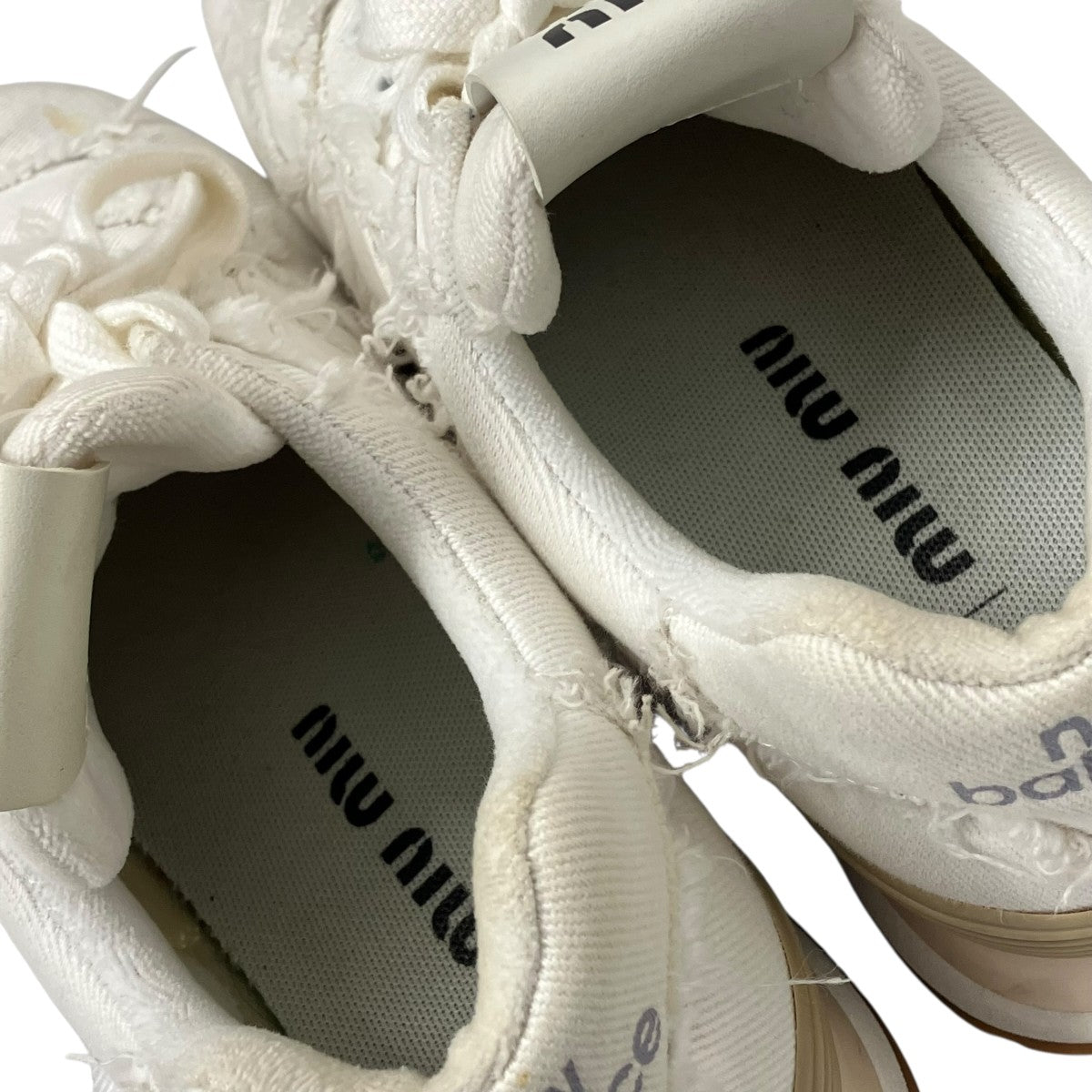 NEW BALANCE×MIU MIU スニーカー 古着・中古-6枚目のアイテム画像