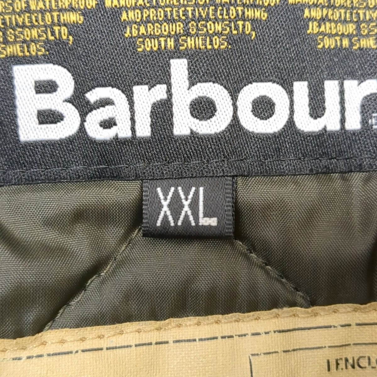 Barbour MartindaleジャケットMWX1012OL51 古着・中古-8枚目のアイテム画像