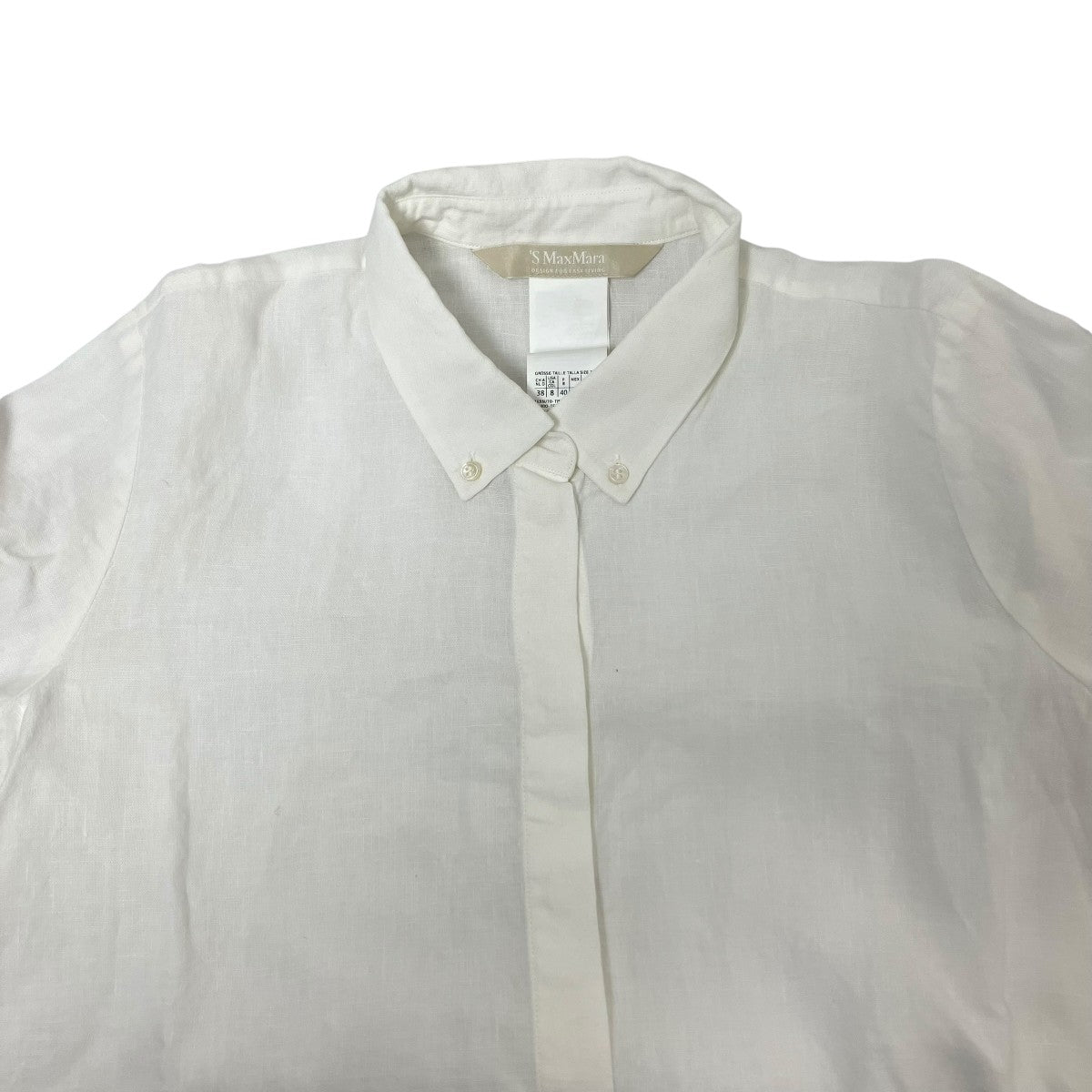 ’S Max Mara リネンシャツ91110972 古着・中古-3枚目のアイテム画像