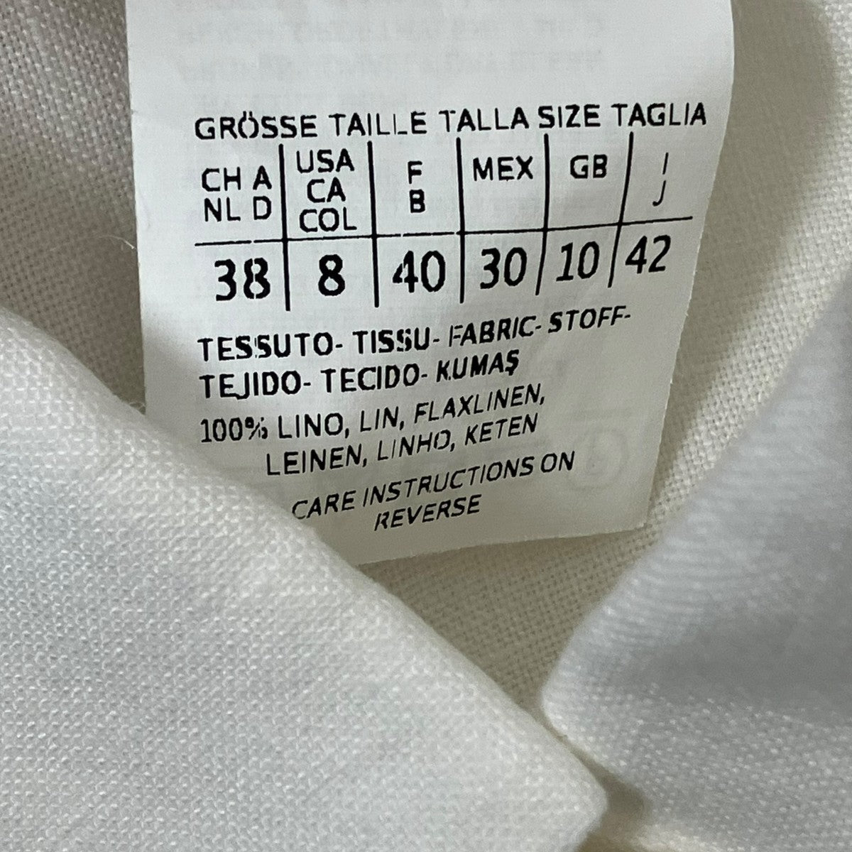 ’S Max Mara リネンシャツ91110972 古着・中古-6枚目のアイテム画像