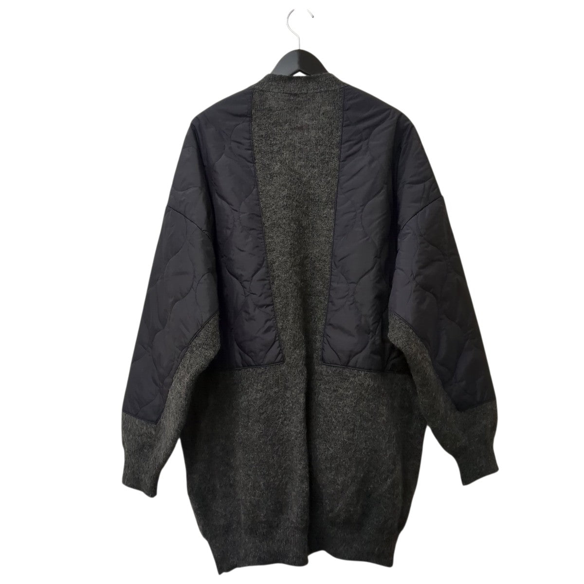 SOFTHYPHEN Quilting Mix Mohair Long CardiganロングカーディガンMGMNT221046 古着・中古-2枚目のアイテム画像
