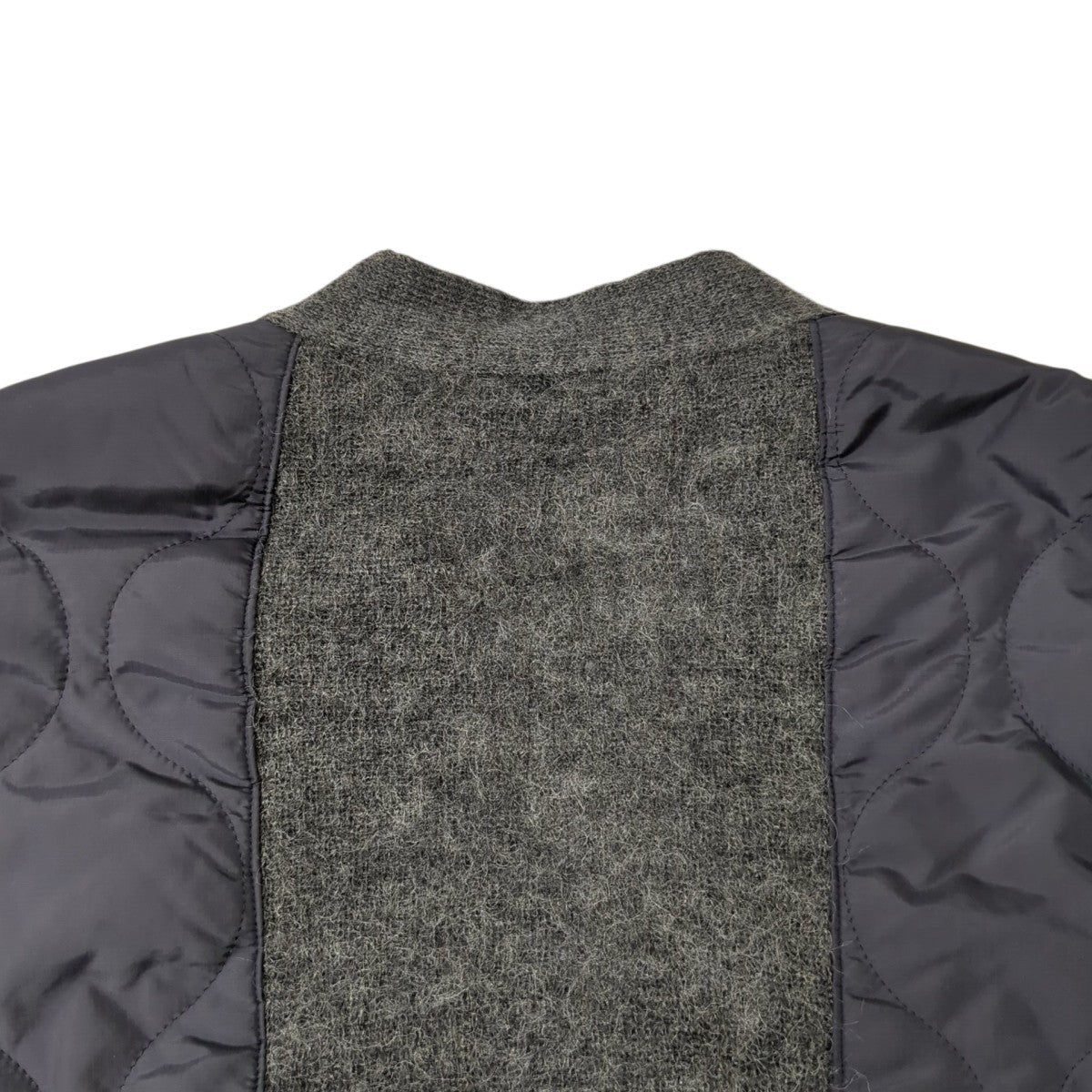 SOFTHYPHEN Quilting Mix Mohair Long CardiganロングカーディガンMGMNT221046 古着・中古-4枚目のアイテム画像