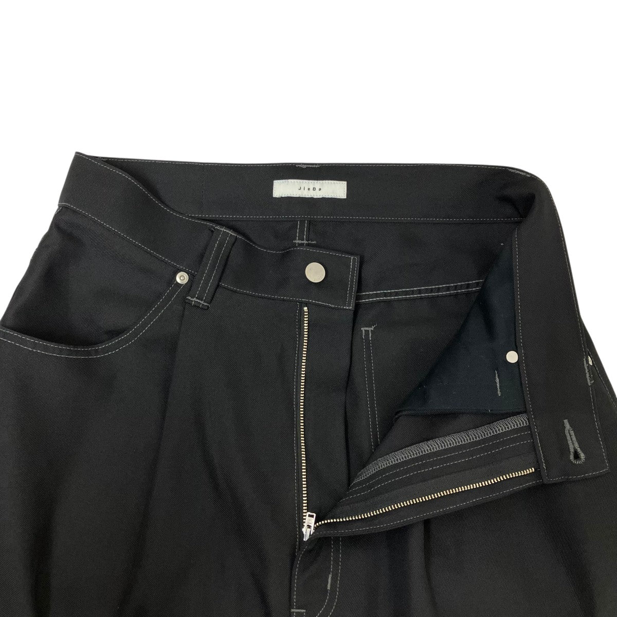 Jieda WIDE ONE TUCK STRAIGHT PANTSパンツJie-STD-PT21 古着・中古-4枚目のアイテム画像