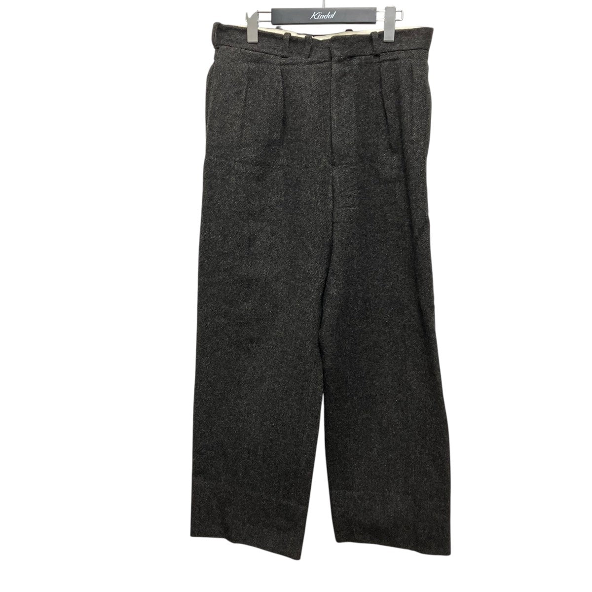 MAATEE＆SONS 25AWJEFFERLY TWEED 2PLEATS TROUSERウールパンツMT5303-0214D 古着・中古-1枚目のアイテム画像