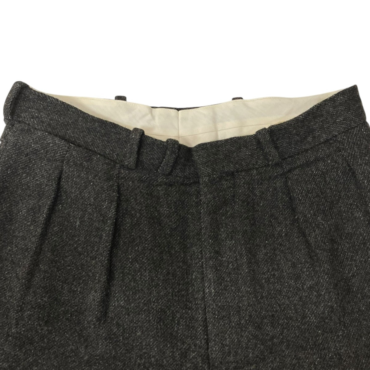 MAATEE＆SONS 25AWJEFFERLY TWEED 2PLEATS TROUSERウールパンツMT5303-0214D 古着・中古-3枚目のアイテム画像