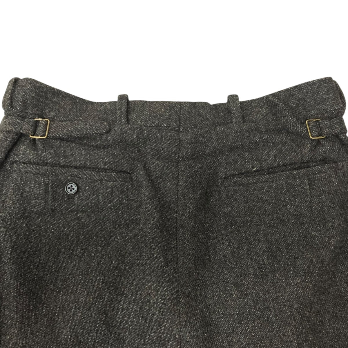 MAATEE＆SONS 25AWJEFFERLY TWEED 2PLEATS TROUSERウールパンツMT5303-0214D 古着・中古-5枚目のアイテム画像