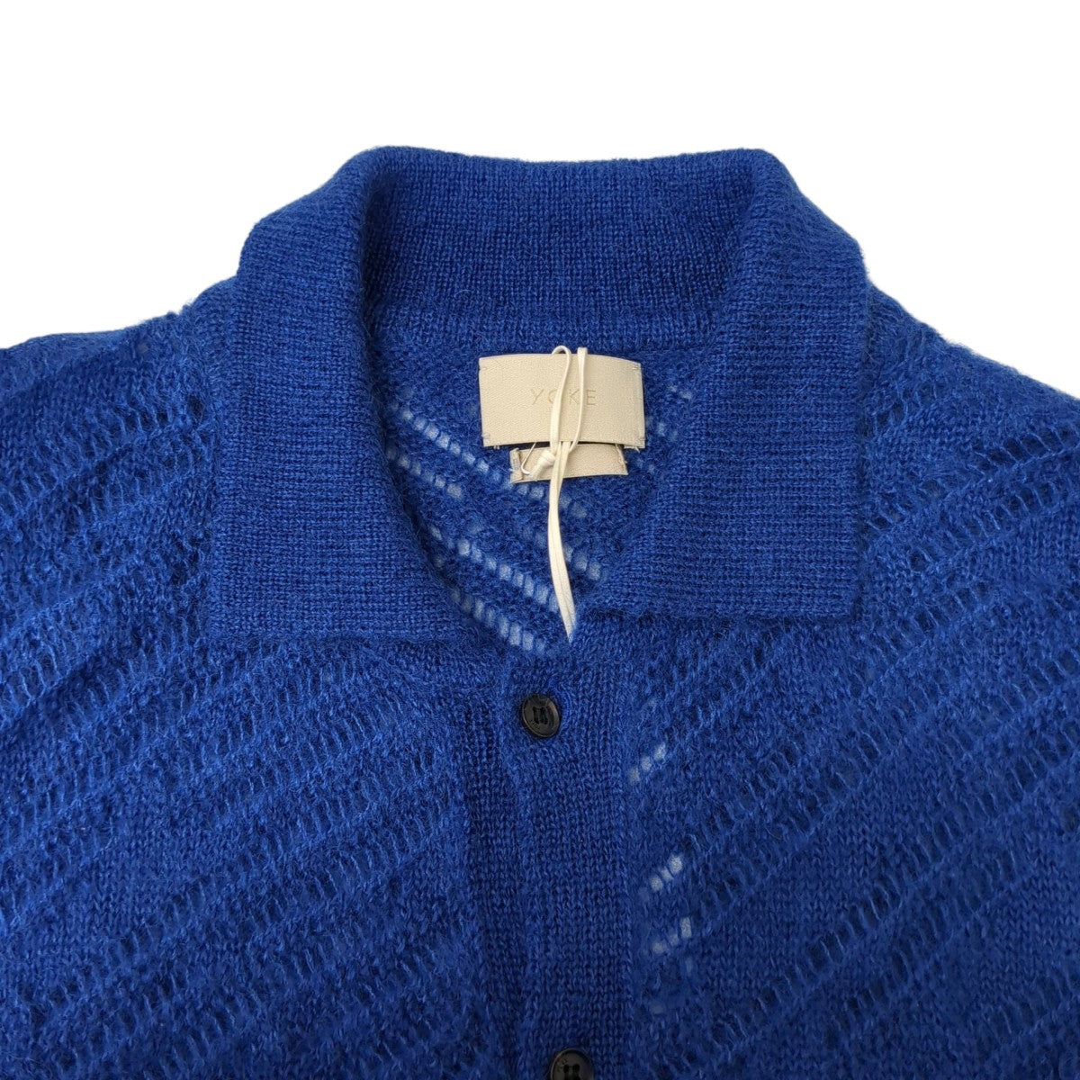 YOKE SILK MOHAIR BUTTONED CARGIGANカーディガンYK24SS0670S 古着・中古-3枚目のアイテム画像