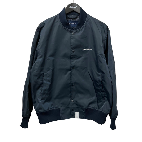 DESCENDANT(ディセンダント) ECHO SATIN JACKETブルゾン ネイビー