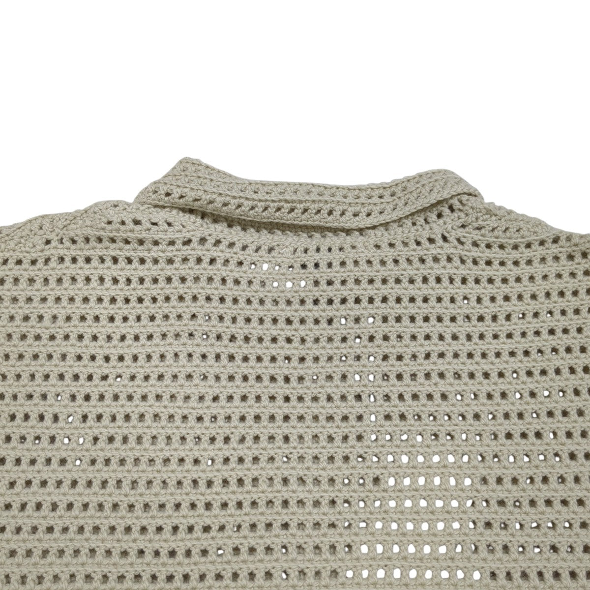 23AWHAND CROCHET WOOL KNIT SHIRTSニットジャケットA23AC01KB