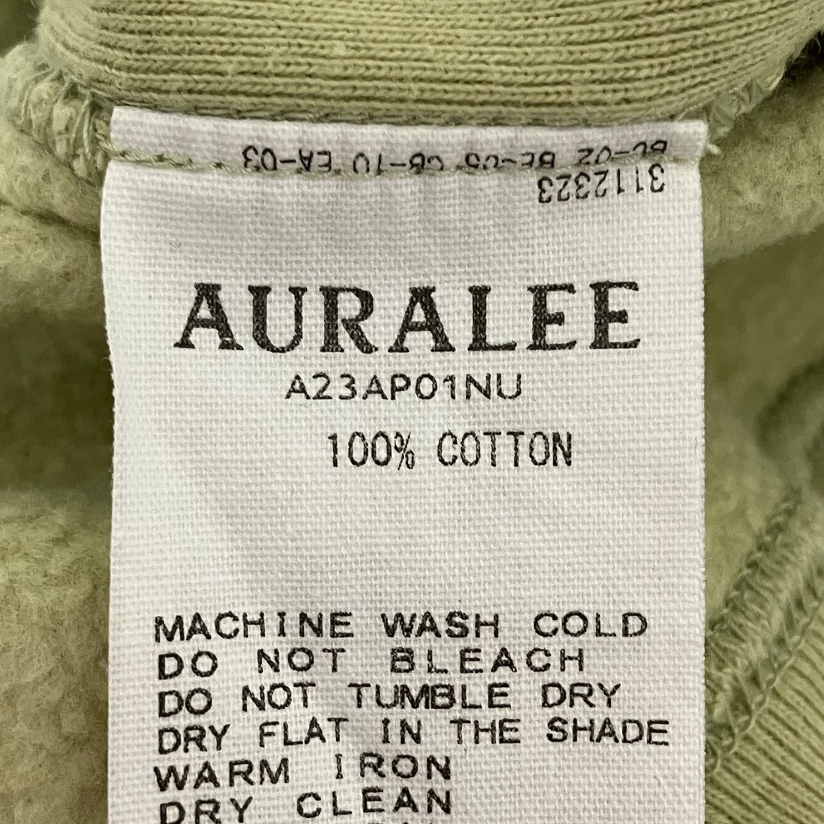 AURALEE 長袖カットソーA23AP01NU 古着・中古-7枚目のアイテム画像