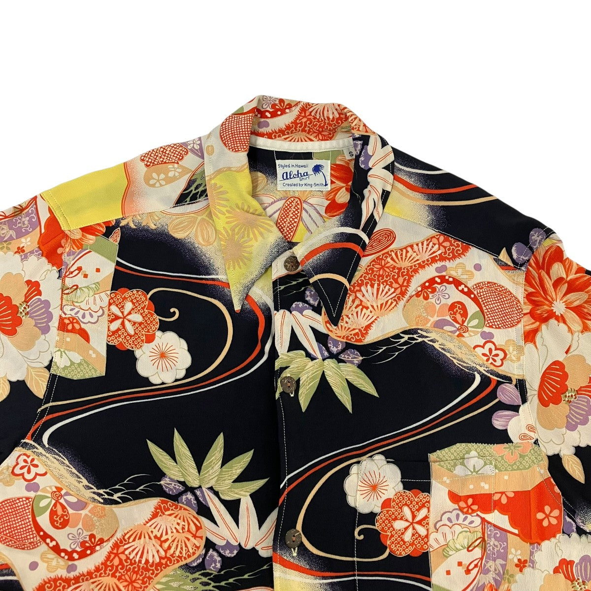 Sun Surf KING SMITH KIMONO DESIGNアロハシャツSS30690 古着・中古-3枚目のアイテム画像