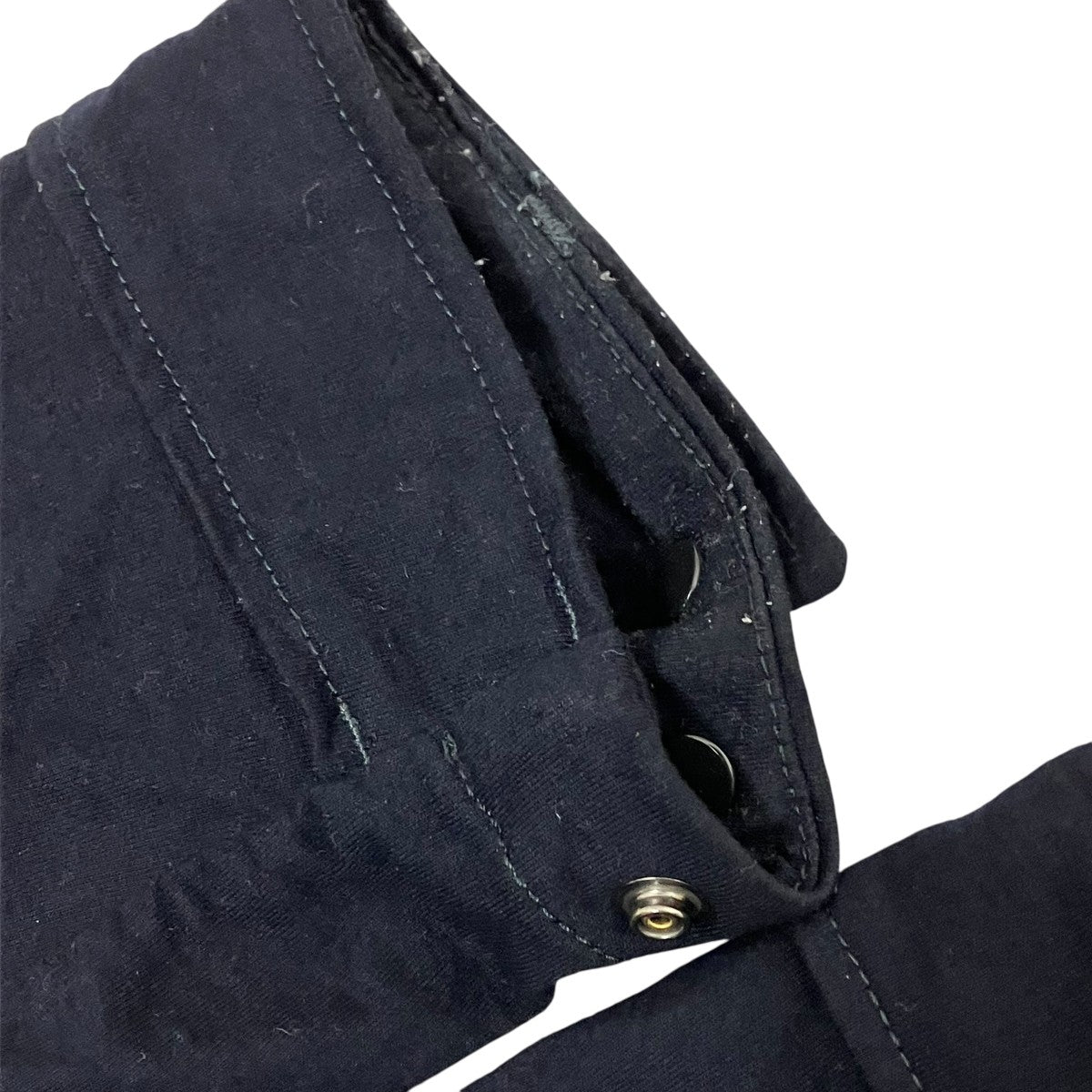 C．P COMPANY Knitted Nylon Jersey Jacketフーデッドジャケット18CMOW223A 古着・中古-6枚目のアイテム画像