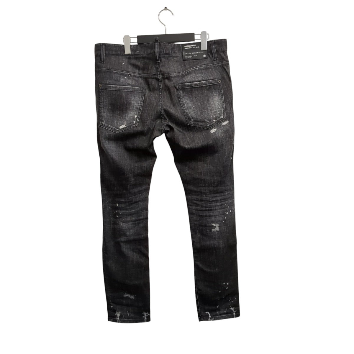 DSQUARED2 BLACK PIONER WASH SKATER JEANSデニムパンツS74LB1451 古着・中古-2枚目のアイテム画像
