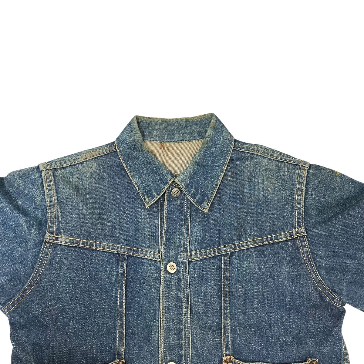 VINTAGE 50s Montgomery Ward 101デニムジャケット 古着・中古-3枚目のアイテム画像
