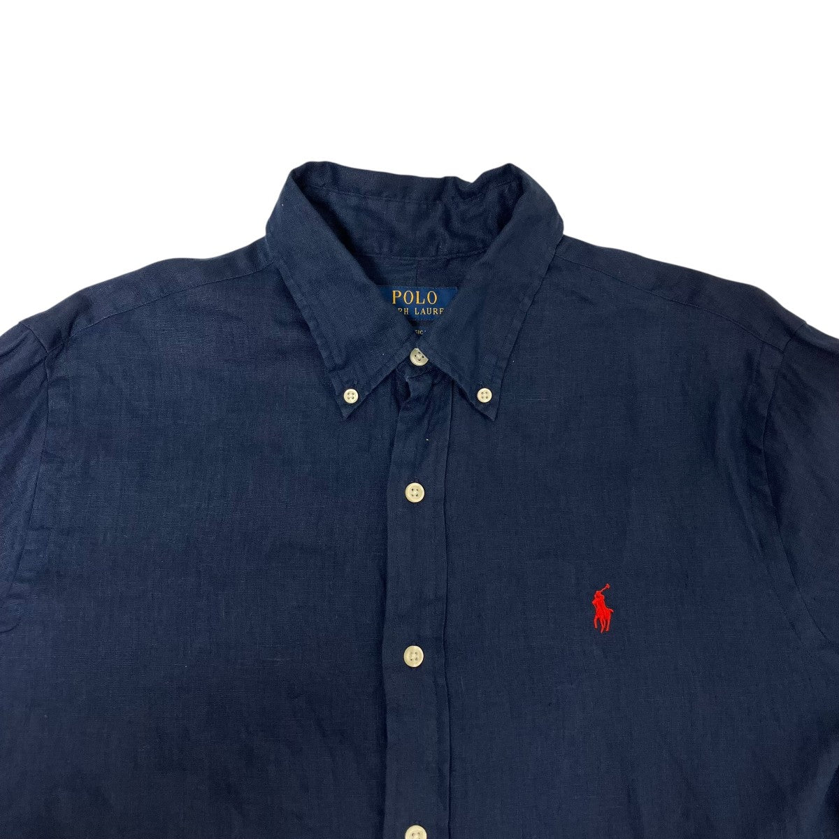POLO RALPH LAUREN リネンシャツ 古着・中古-3枚目のアイテム画像