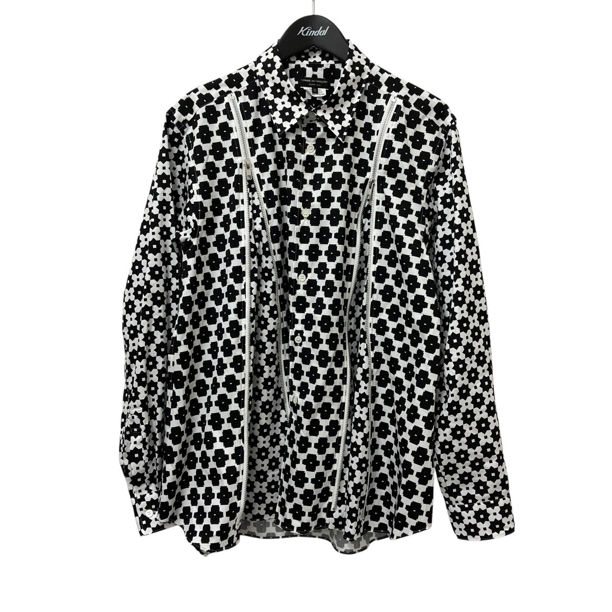 COMME des GARCONS HOMME PLUS モノグラム長袖シャツPQ-B009 古着・中古-1枚目のアイテム画像