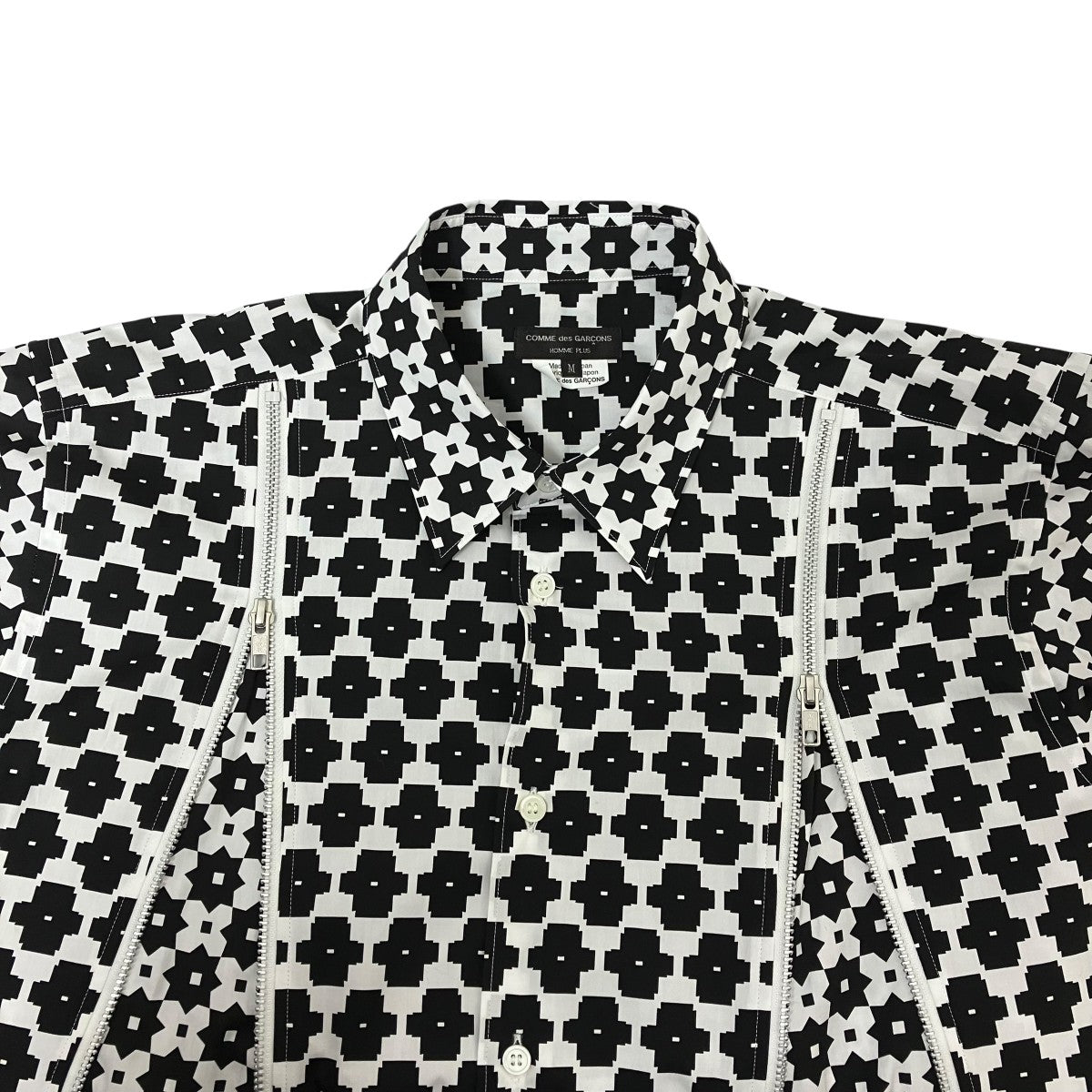 COMME des GARCONS HOMME PLUS モノグラム長袖シャツPQ-B009 古着・中古-3枚目のアイテム画像