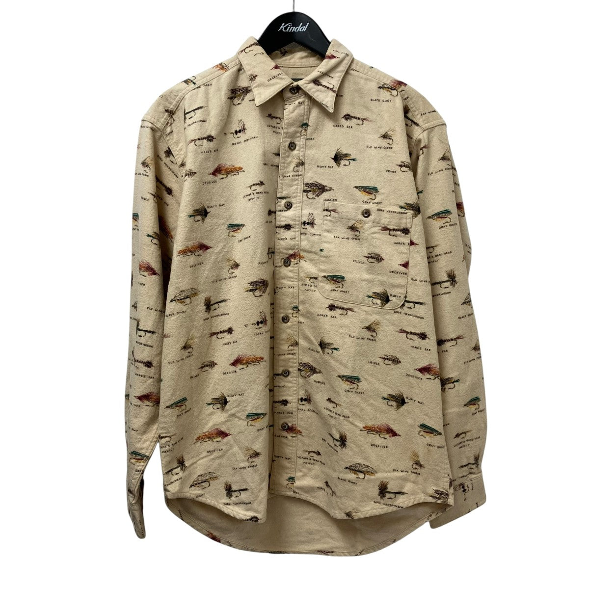 ORVIS ルアー総柄シャツ 古着・中古-1枚目のアイテム画像