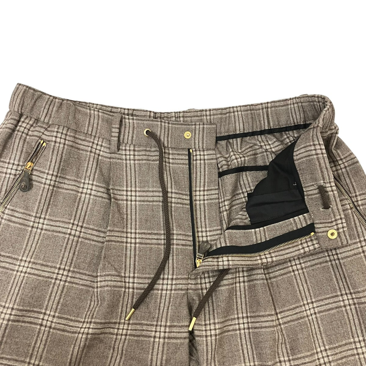 GIORGIO ARMANI チェックパンツ1WGPP0JA 古着・中古-4枚目のアイテム画像
