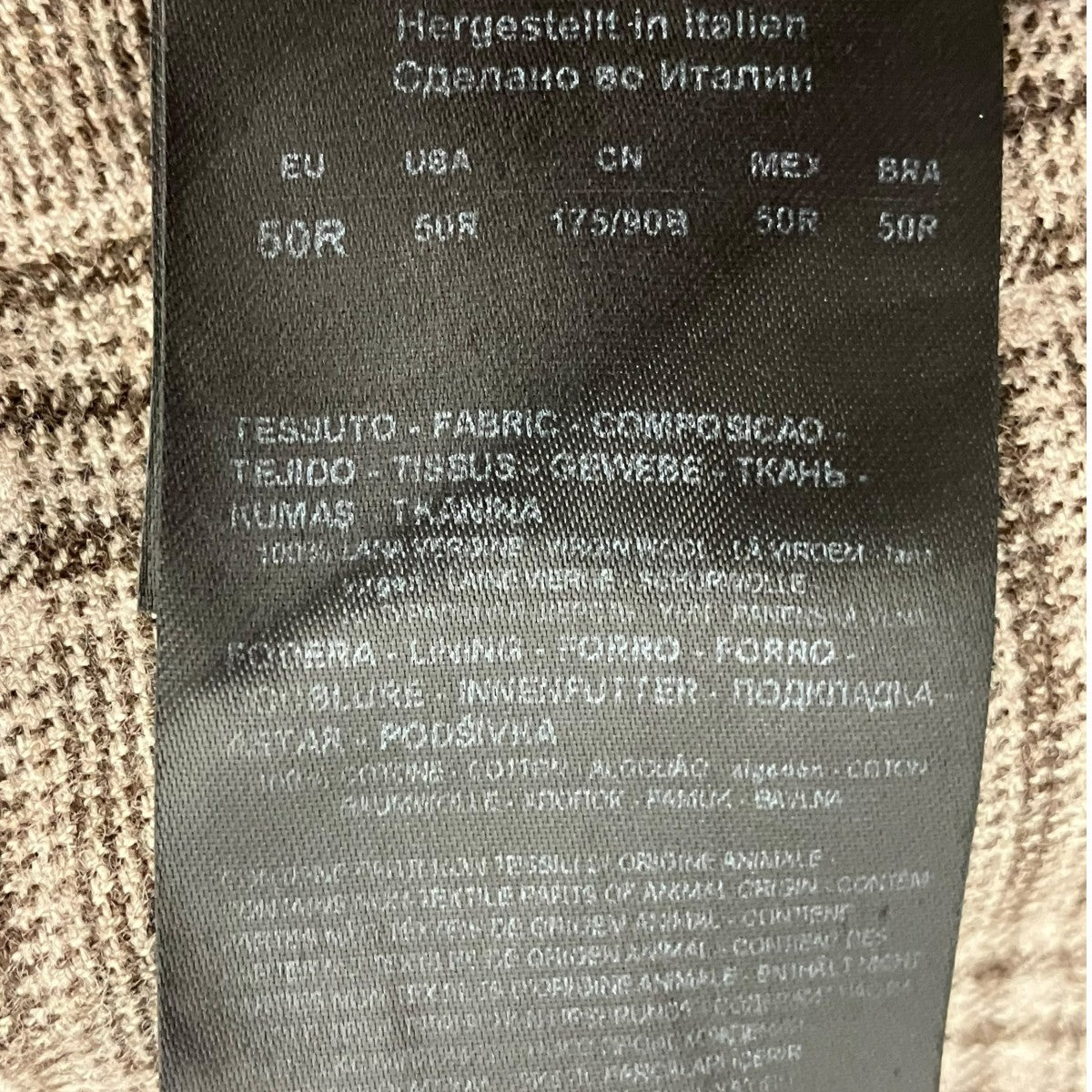 GIORGIO ARMANI チェックパンツ1WGPP0JA 古着・中古-7枚目のアイテム画像