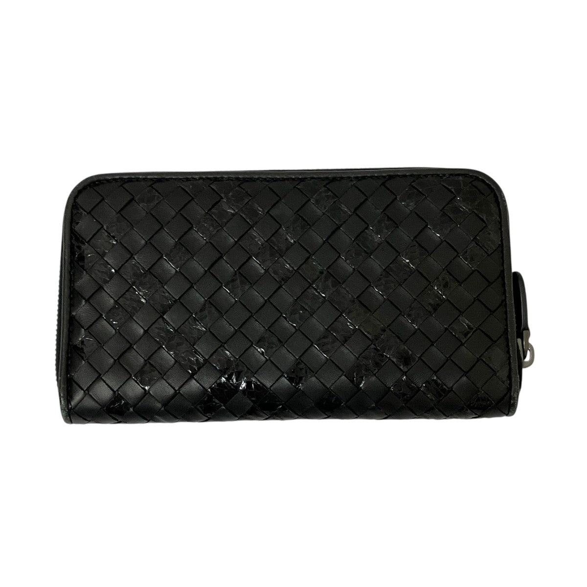 BOTTEGA VENETA 製造番号なしラウンドジップ財布 古着・中古-1枚目のアイテム画像