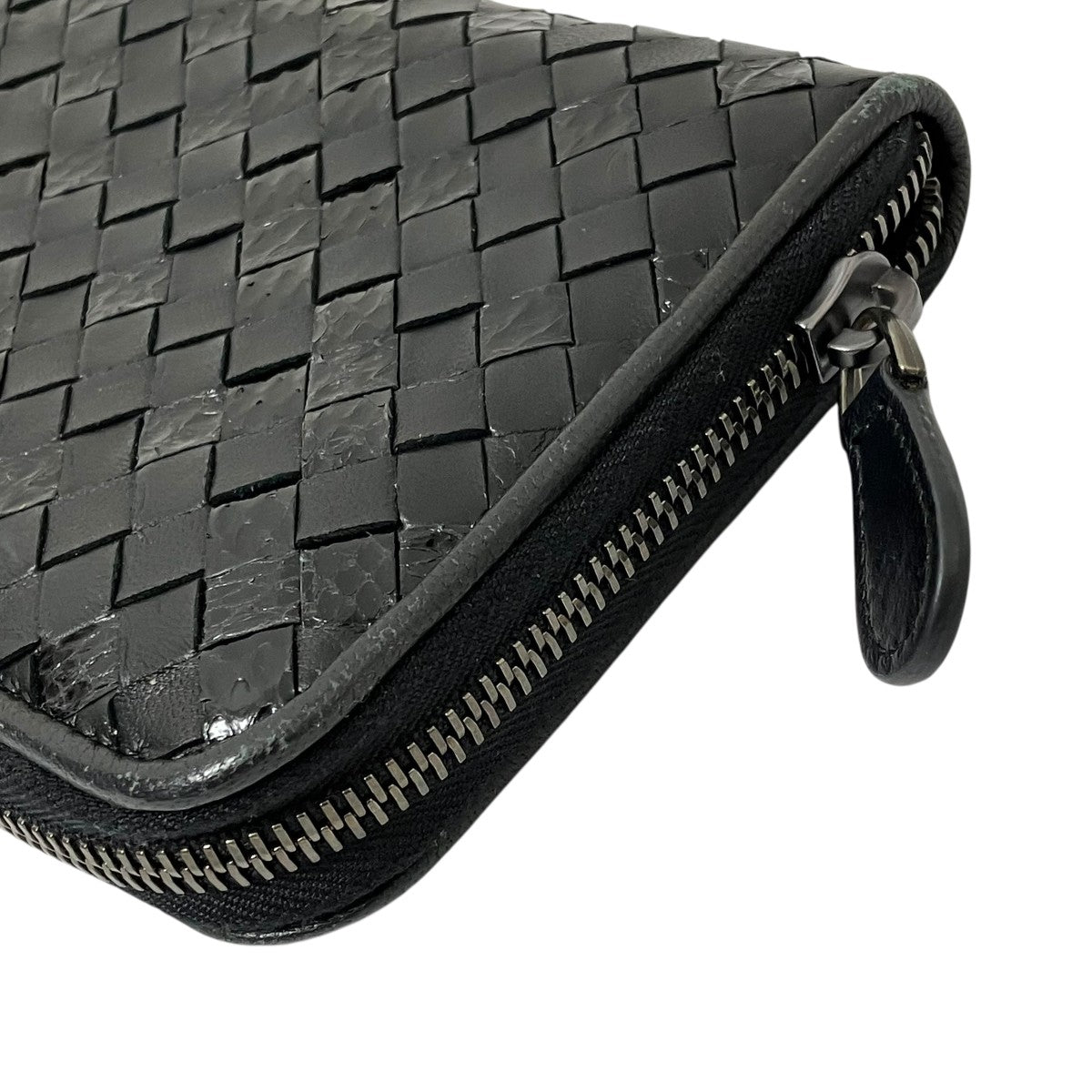 BOTTEGA VENETA 製造番号なしラウンドジップ財布 古着・中古-6枚目のアイテム画像