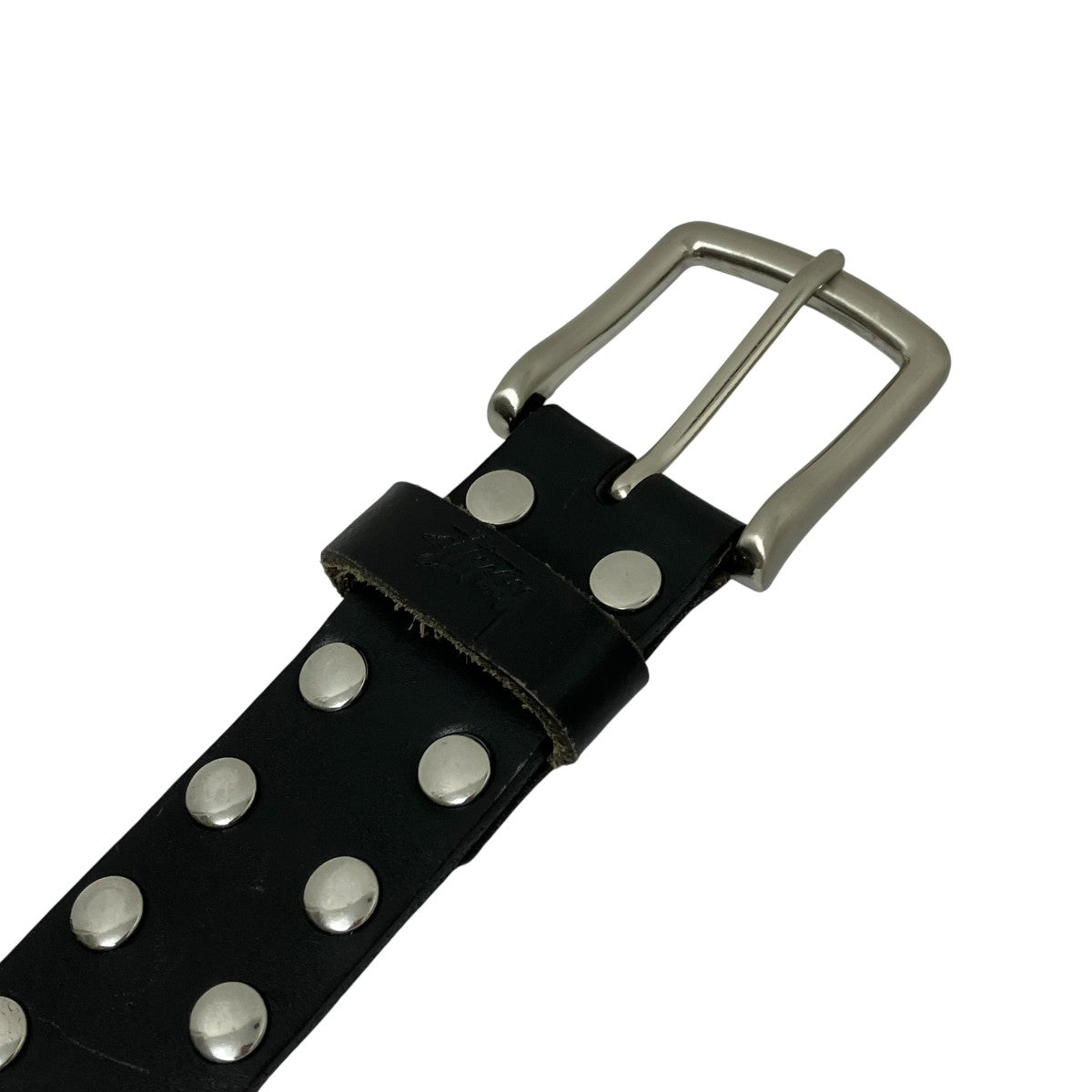 STUSSY ステューシー スタッズレザーベルト ブラック STUSSY（ステューシー） stussy 8 Ball Studded Belt エイトボール