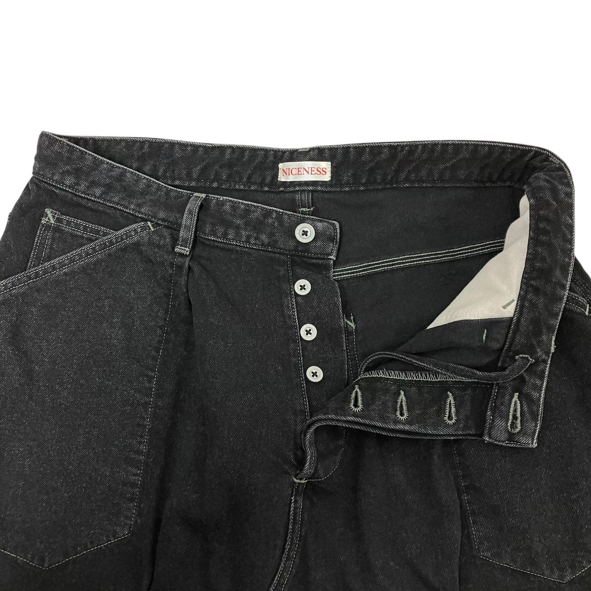 NICENESS B．STUデニムハーフパンツNN-5002T15 古着・中古-4枚目のアイテム画像