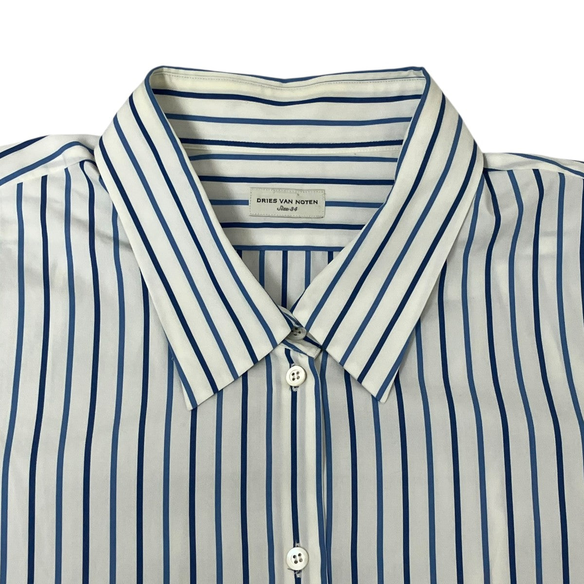 DRIES VAN NOTEN 24SSストライプシャツ 古着・中古-3枚目のアイテム画像