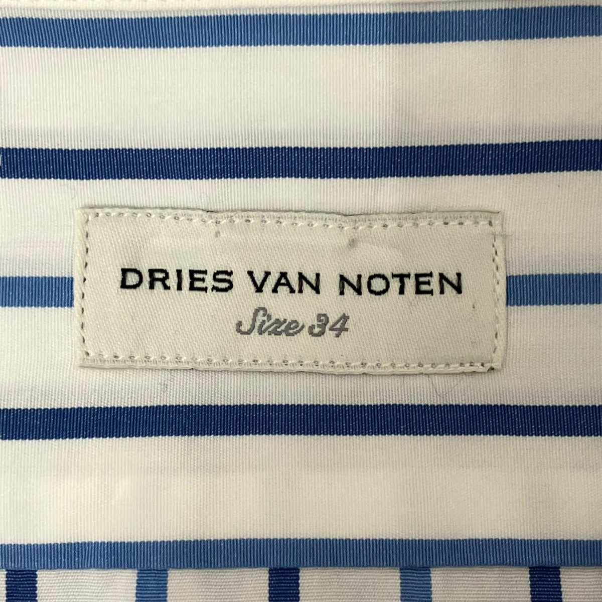DRIES VAN NOTEN 24SSストライプシャツ 古着・中古-6枚目のアイテム画像