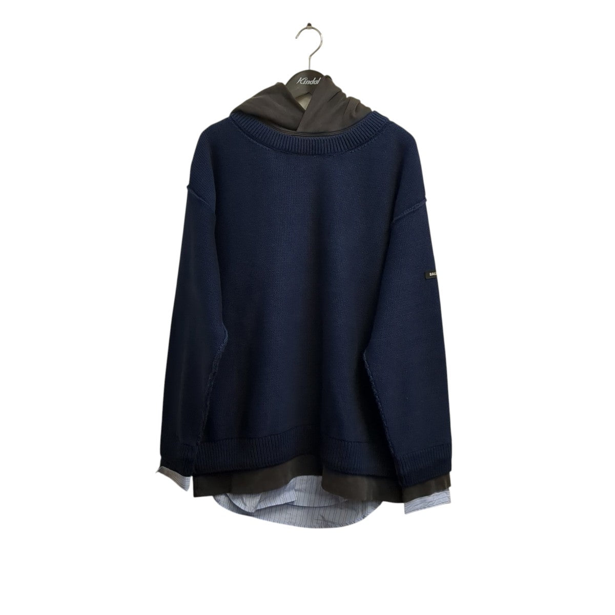 24SSTrompe-L Oeil Layered Hoodieセーター771198