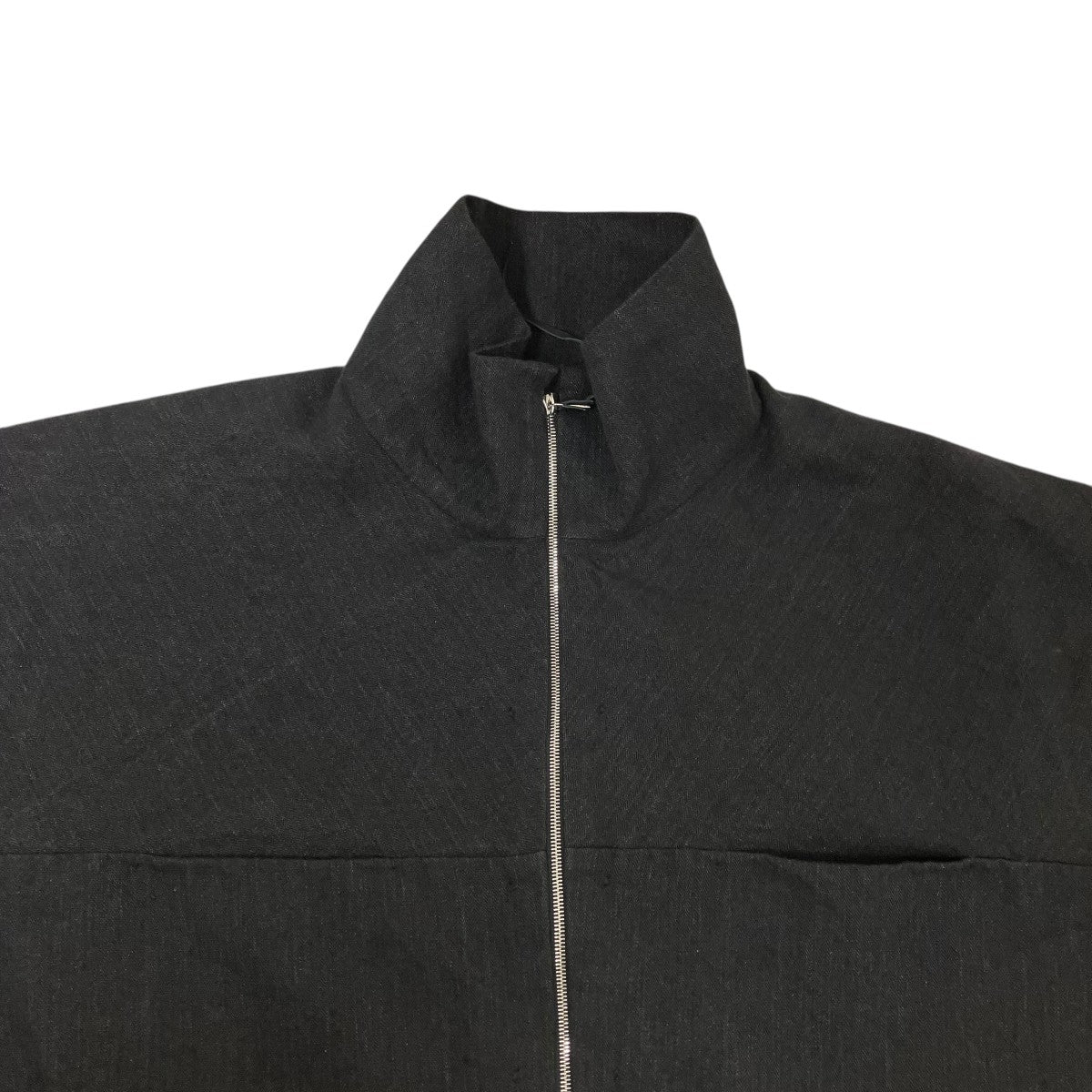 m．a+(エムエークロス) 25AWexclusive zipped tall collar shirt