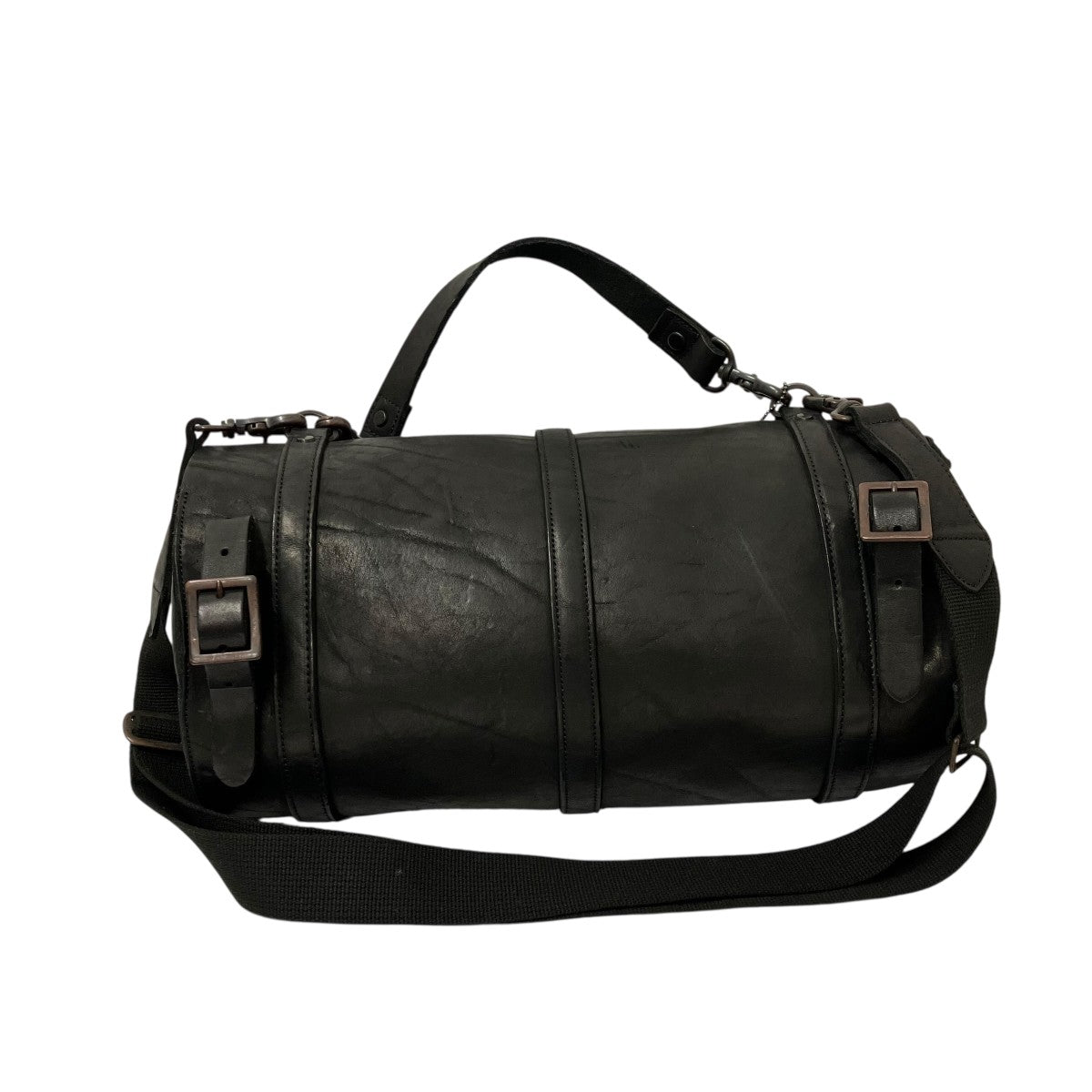 ISAMU KATAYAMA BACKLASH DOUBLE SHOULDER GARMENT-DYED ROLL BAGボストンバッグ92-37 古着・中古-2枚目のアイテム画像