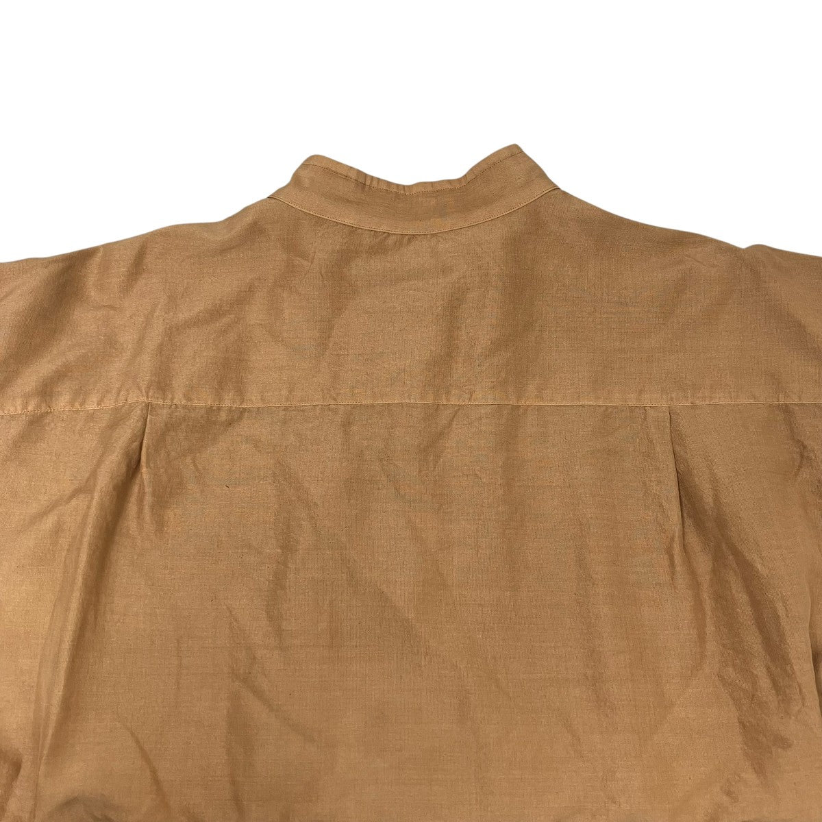 MANDO シルクウールスタンドカラーシャツ23395-004 古着・中古-4枚目のアイテム画像