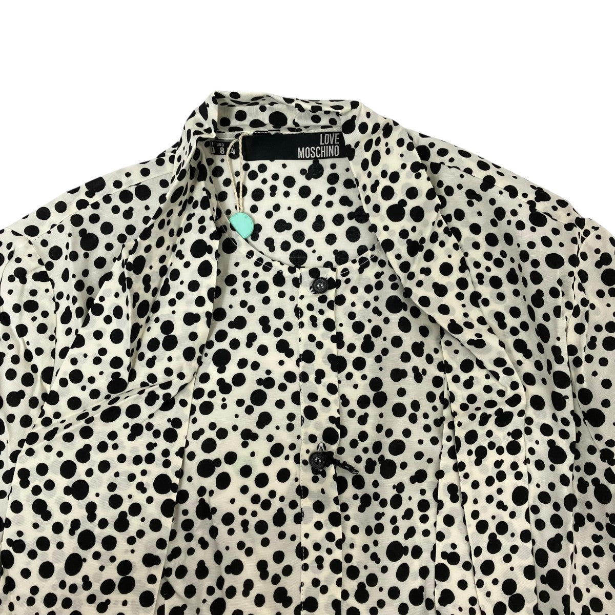 LOVE MOSCHINO ボウタイブラウスWC904 00 古着・中古-3枚目のアイテム画像