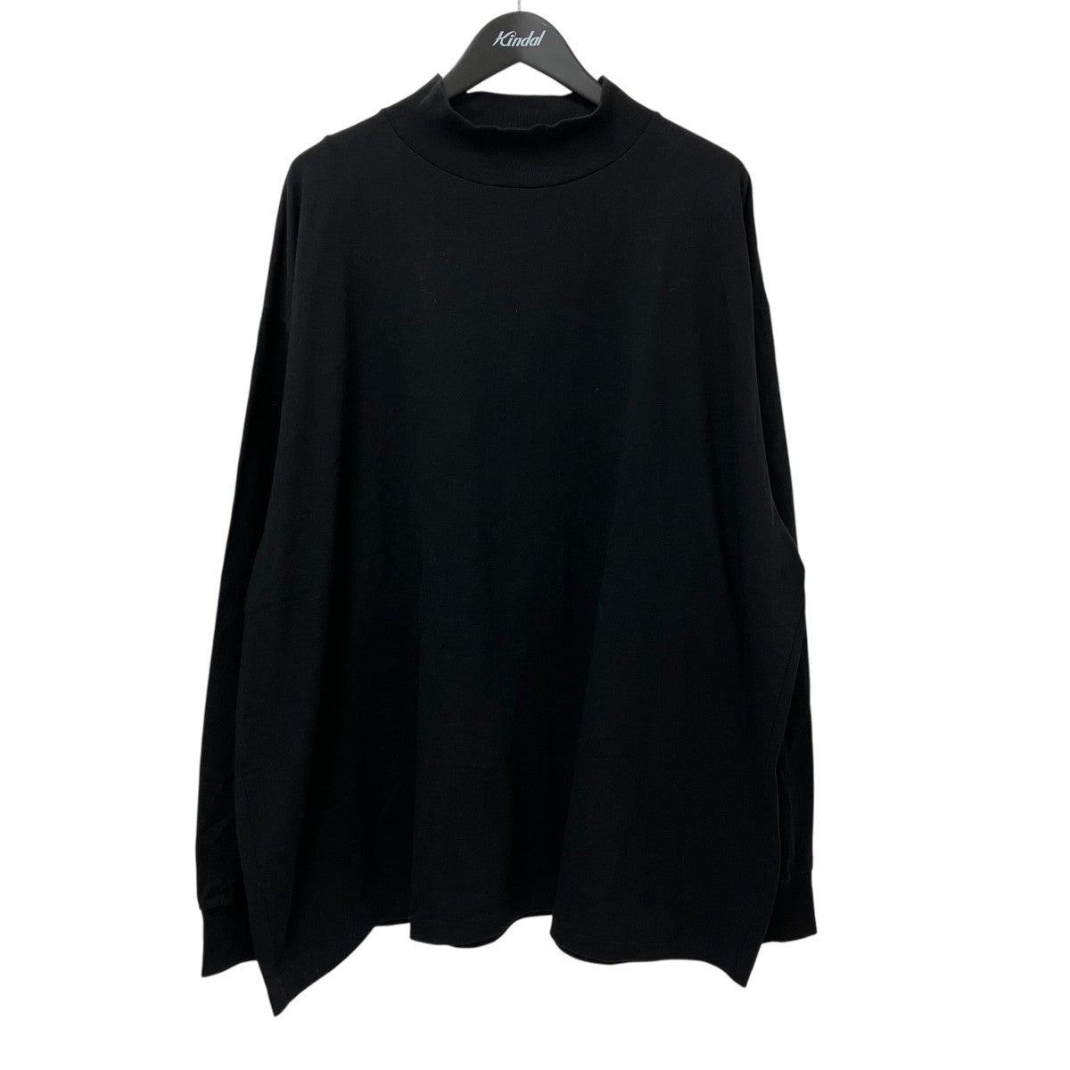 COMOLI(コモリ) モックネックカットソーA03-05013 A03-05013 ブラック