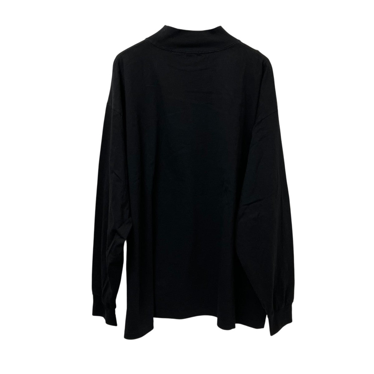 comoli モックネック　カットソー COMOLI(コモリ) モックネックカットソーA03-05013 A03-05013 ブラック