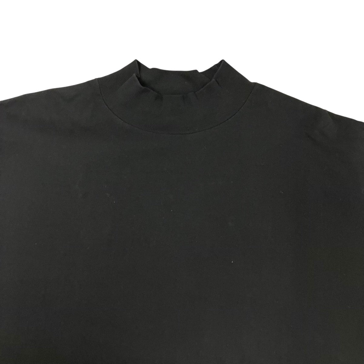 COMOLI(コモリ) モックネックカットソーA03-05013 A03-05013 ブラック