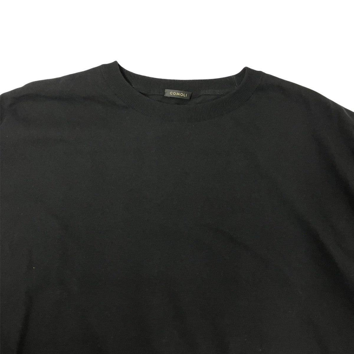 COMOLI 薄手ニットB01-06001 古着・中古-3枚目のアイテム画像