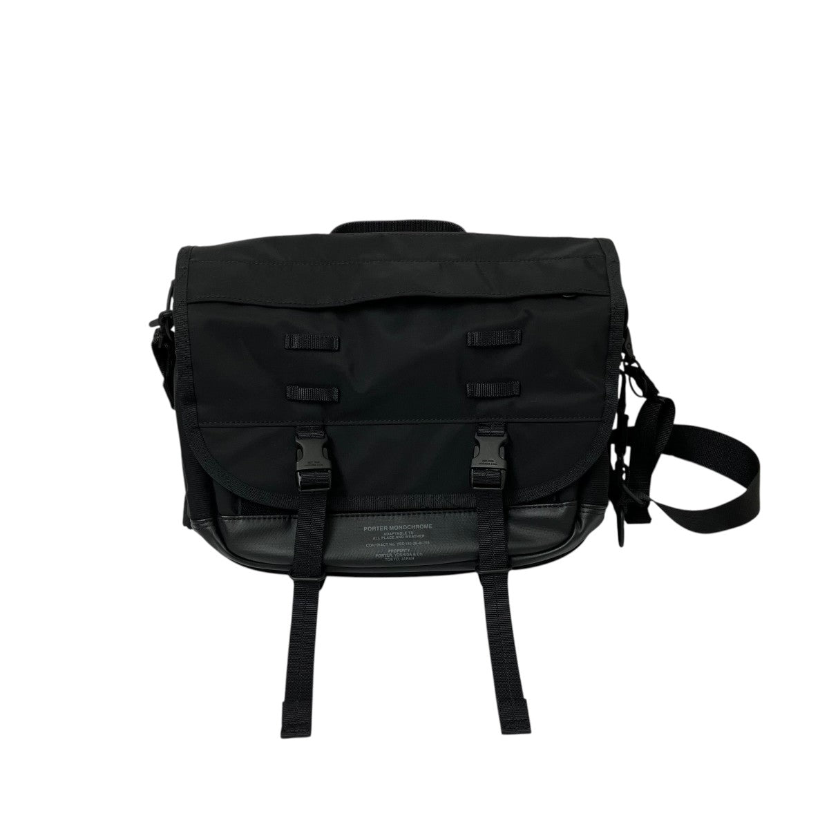 PORTER MONOCHROME MESSENGER BAG2WAYバッグ 古着・中古-1枚目のアイテム画像