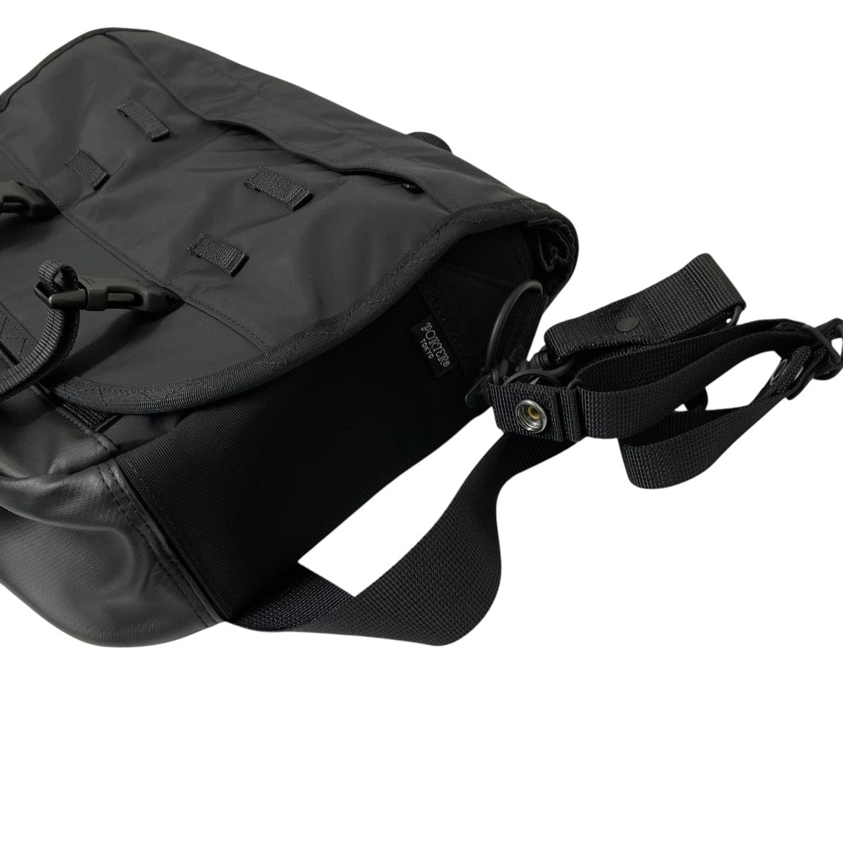 PORTER MONOCHROME MESSENGER BAG2WAYバッグ 古着・中古-4枚目のアイテム画像