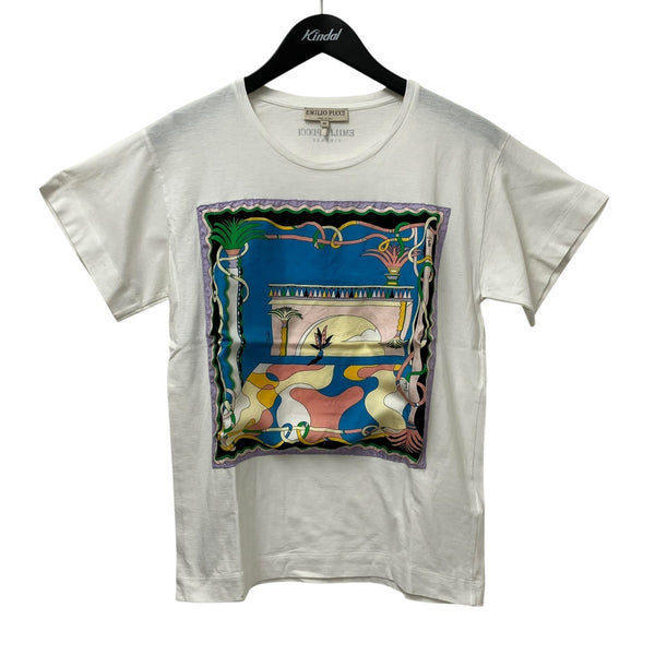 Emilio Pucci(エミリオプッチ) Tシャツ9HJP20 9HJP20 ホワイト サイズ