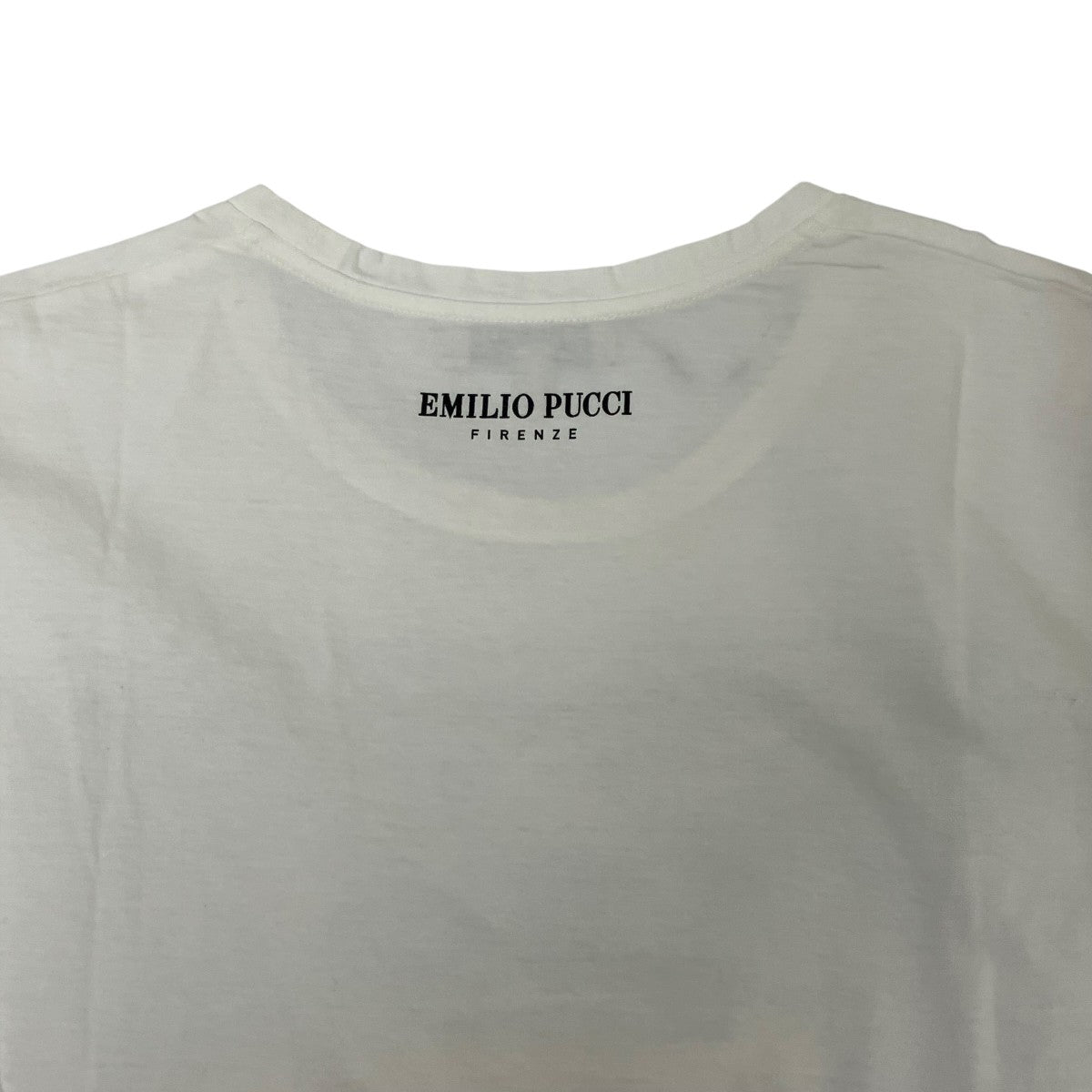 Emilio Pucci(エミリオプッチ) Tシャツ9HJP20 9HJP20 ホワイト サイズ