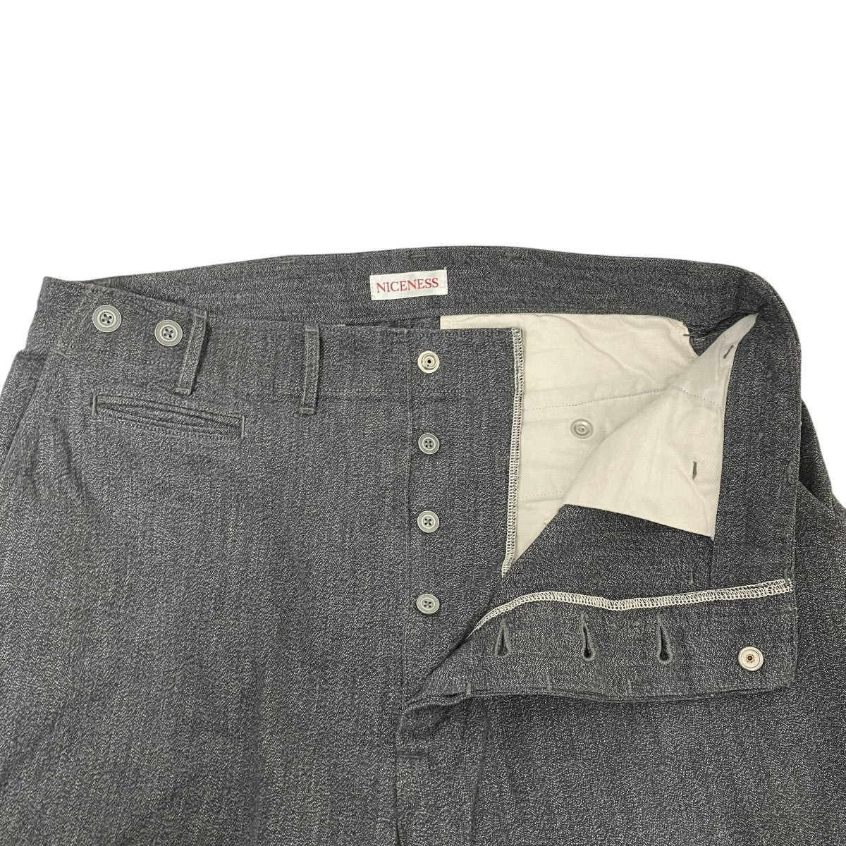 NICENESS 26SSS．BLISSパンツNN-2402T17 古着・中古-4枚目のアイテム画像