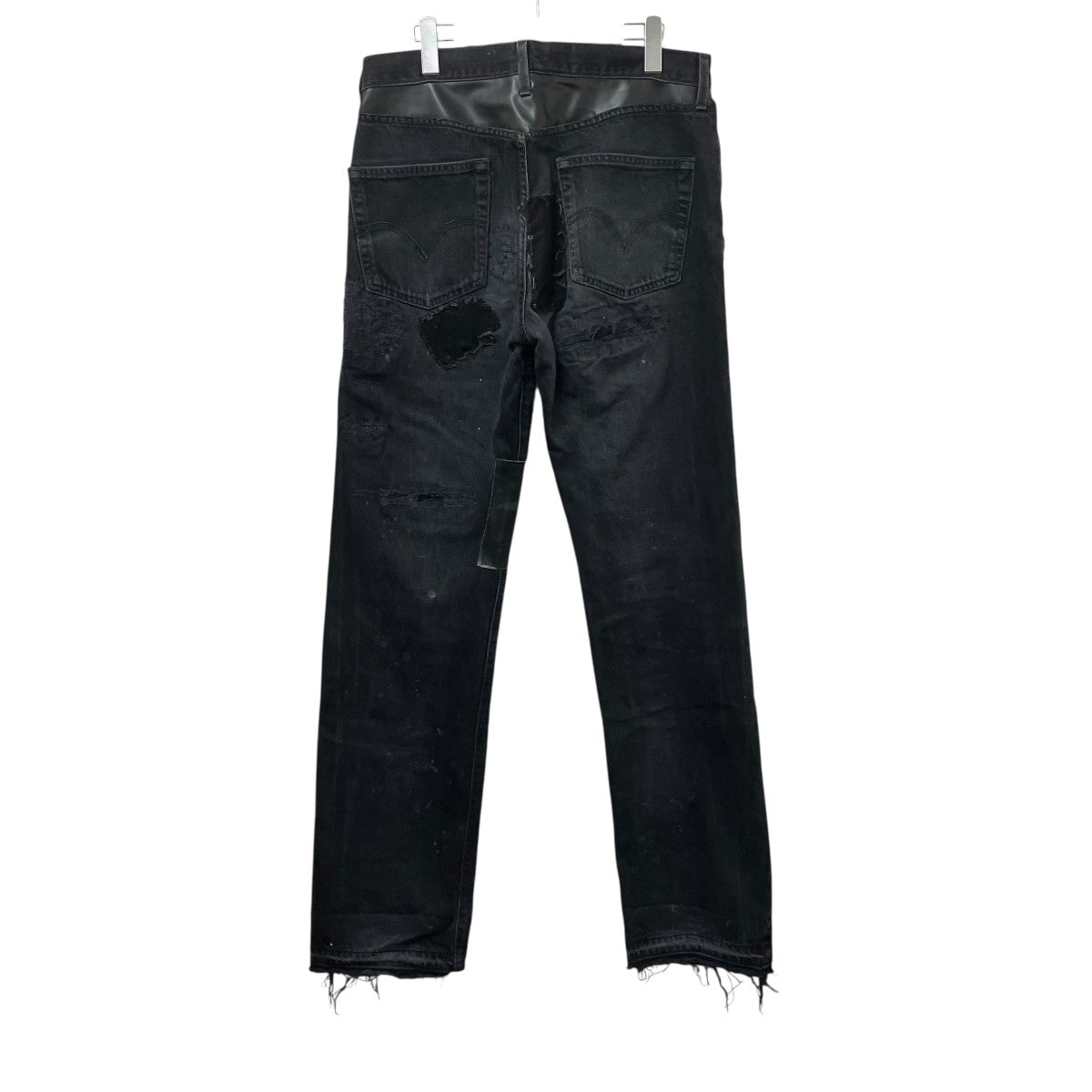 INNOCENCE NYC LEATHER PATCH DENIM PANTSデニムパンツINLPDM01 古着・中古-2枚目のアイテム画像