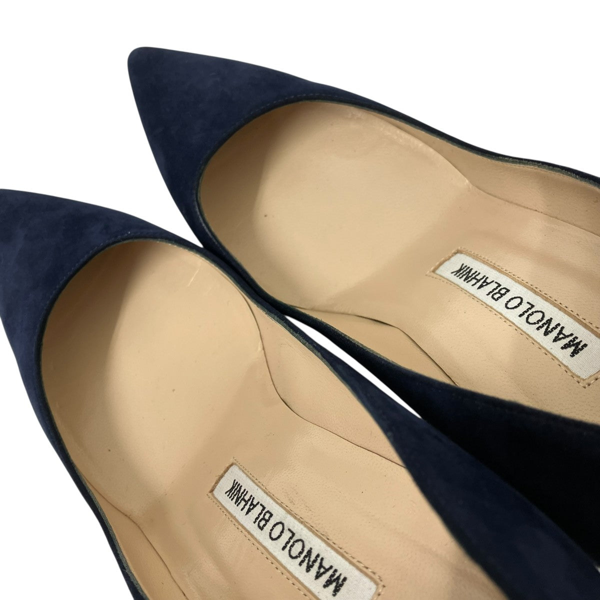 Manolo Blahnik VARENNAスウェードヒールパンプス9XX-0642-0020 古着・中古-6枚目のアイテム画像
