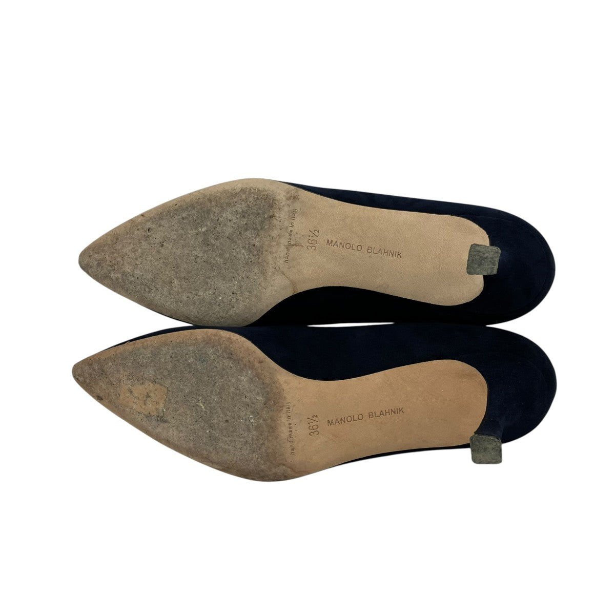 Manolo Blahnik VARENNAスウェードヒールパンプス9XX-0642-0020 古着・中古-7枚目のアイテム画像