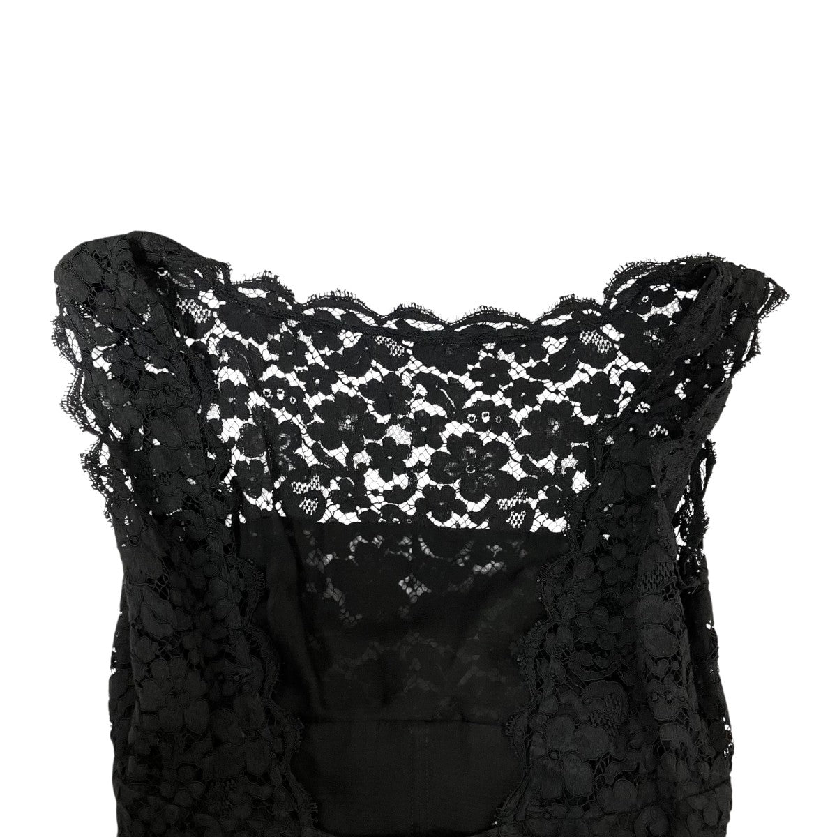 CHANEL 88SSカメリア BOUTIQUE花柄ノースリーブワンピース 古着・中古-4枚目のアイテム画像