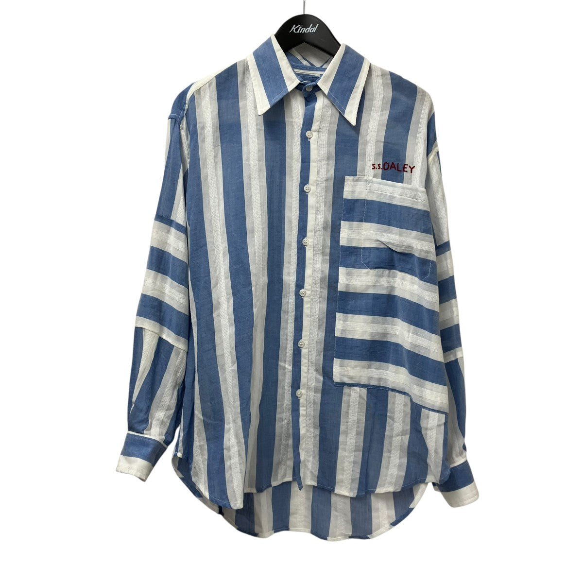 S．S． DALEY JUPP SHIRTストライプシャツ 古着・中古-1枚目のアイテム画像